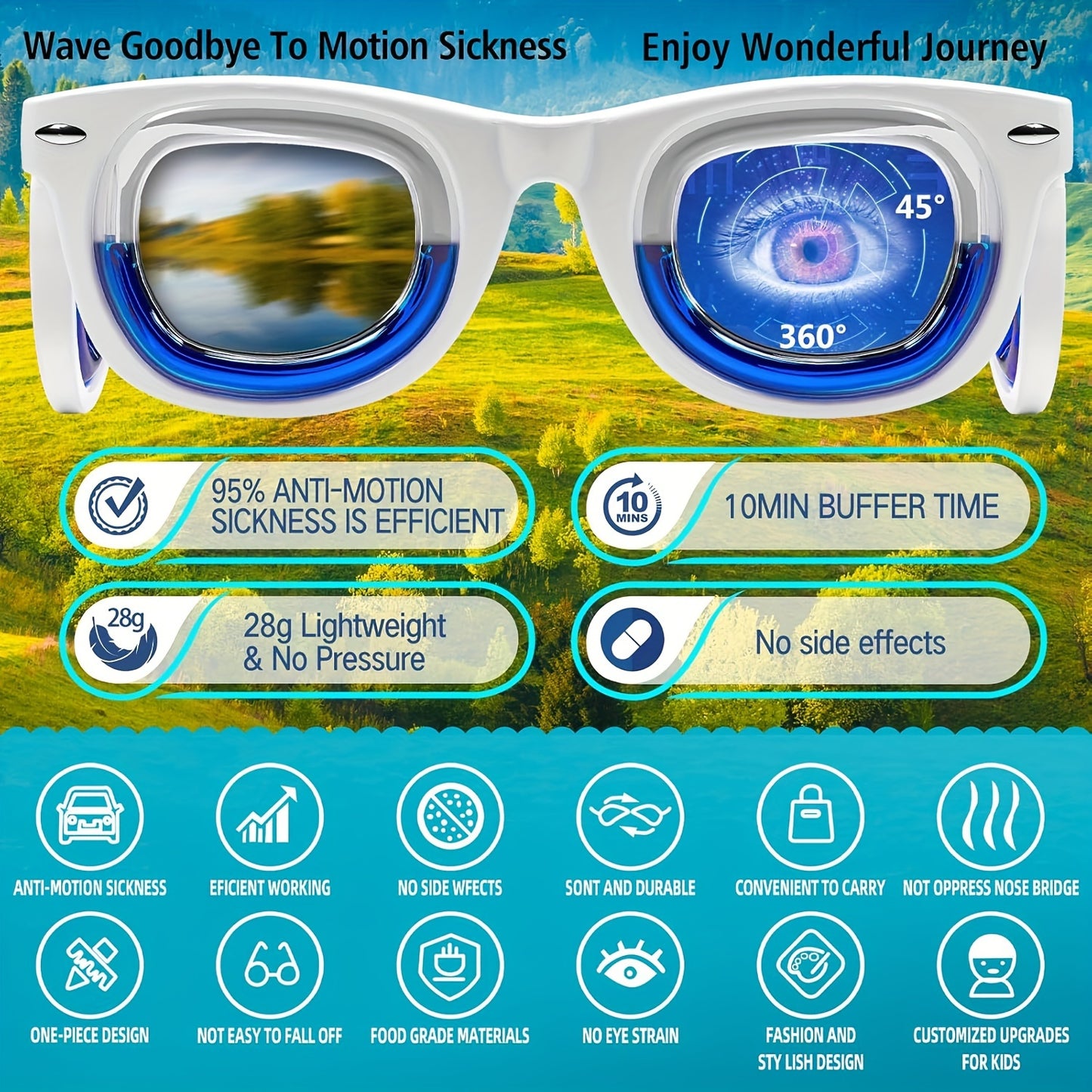 SmoothRide™ Motion Glasses
